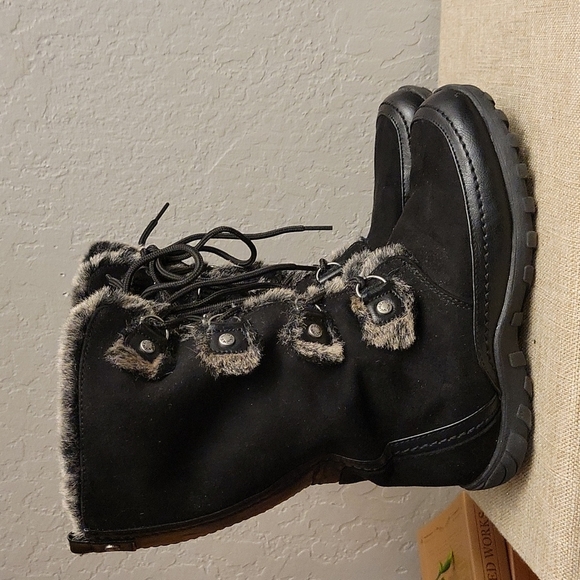 NINE WEST Girls Daffodil Knee High Zipper Boots 4 Black - Picture 7 of 10